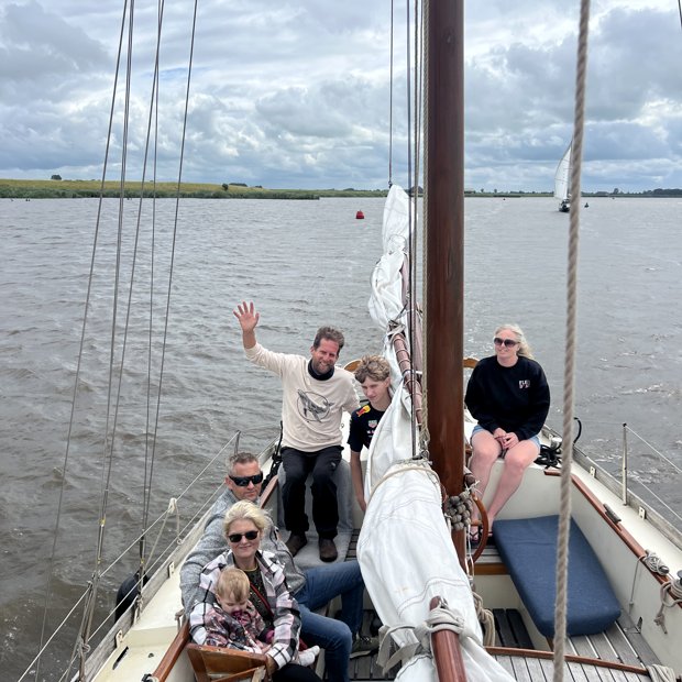 Onderweg aan dek